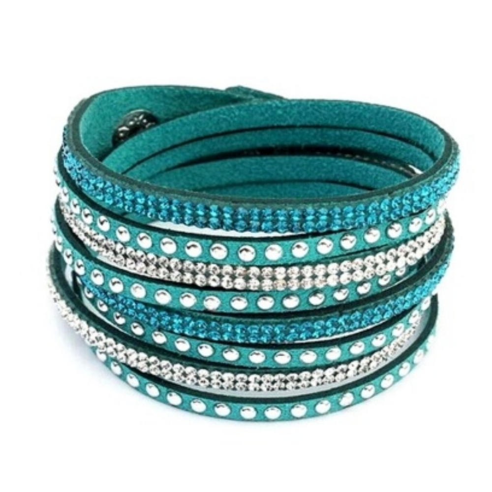🆕️Swarovski elements Snap Closure Bracelets - Picture 2 of 2